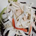HIRO学生's cooksnap of when they made 大根カニカマサラダ.