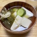 Kachy☆'s cooksnap of when they made ズッキーニと豆腐の味噌汁.