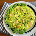 マルんちの丸顔's cooksnap of when they made 厚揚げと青しその実のキッシュ風オムレツ.
