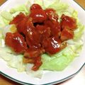 55才のおじさん's cooksnap of when they made 簡単お弁当♡チキンのケチャップ煮.
