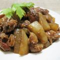 caramel-cookie's cooksnap of when they made ☆豚肉と大根の煮物☆カレー風味.