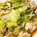 mianmian's cooksnap of when they made 鳥もも肉とレタスのレモン醤油炒め.