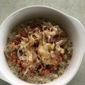 Ruriluru's cooksnap of when they made 激うま♡鮭マヨおかか丼.