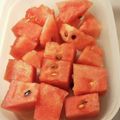 大魔女's cooksnap of when they made すいかキューブ.