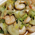 ィクラちゃん's cooksnap of when they made 簡単♪海老とレタスのオイスターソース炒め.