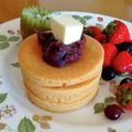 ＊＊ラテ＊＊'s cooksnap of when they made 懐かしのホットケーキ～あんバターを添えて.