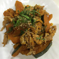 ☆ゆなふみ☆'s cooksnap of when they made かぼちゃと豚こまの味噌炒め.