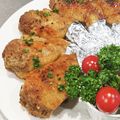 クックUR9L2V☆'s cooksnap of when they made クリスマスにお手軽★手羽先チキンの詰め物.