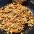 みこひろママ's cooksnap of when they made 5分で副菜！！豆腐と人参の甘口炒め.