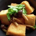 TYSK's cooksnap of when they made 厚揚げとしめじのにんにくバター醤油炒め★.