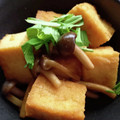 TYSK's cooksnap of when they made 厚揚げとしめじのにんにくバター醤油炒め★.