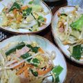 ひっこ's cooksnap of when they made ★彡 ベーコンともやしで洋風玉子丼 ★彡.