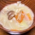 ma2kaboch's cooksnap of when they made 肉なしの豚汁、やっぱその名は無豚汁で？.