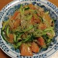 55才のおじさん's cooksnap of when they made トマト入り春雨サラダ♡.