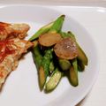 チコリママ's cooksnap of when they made グリーンアスパラのニンニク炒め.