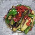 amamitu's cooksnap of when they made ナスとピーマンの炒め物。.