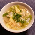 トモ２'s cooksnap of when they made 食べるスープ『卵とキャベツの中華スープ』.
