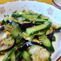 koara☺'s cooksnap of when they made きゅうりとなすのおかかめんつゆ和え.