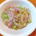 ゆすひと's cooksnap of when they made 簡単！らっきょう酢でセロリのごま酢あえ.