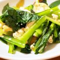 htkmom's cooksnap of when they made ササッと、小松菜と豆腐のポン酢炒め.
