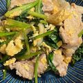 ぴまぴー＊'s cooksnap of when they made 豚バラほうれん草の中華風炒め.
