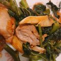 クックS5N2AF☆'s cooksnap of when they made ワインに合う♪空芯菜と豚肉のにんにく炒め.