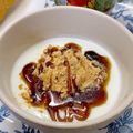 ☆あいちゃん's cooksnap of when they made プレーンヨーグルトにきな粉と黒蜜プラス！.