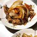 えむ36's cooksnap of when they made 豚バラ肉と玉ねぎのソース炒め.