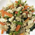 まん丸みかリン's cooksnap of when they made 鶏そぼろ入り♫舞茸と小松菜の炒り豆腐.