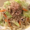 ベティ３'s cooksnap of when they made バターしょうゆ焼きうどん(^▽^)o.