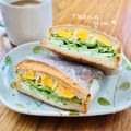 ねっちゃんっ's cooksnap of when they made ☆野菜と卵のサンド☆.