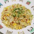 もぐ・ω・くま's cooksnap of when they made 梅干しとシラスの和風チャーハン.
