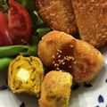 はなぴっち's cooksnap of when they made クリームチーズ入り★かぼちゃコロッケ.