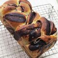 yumihide75's cooksnap of when they made 三つ編みチョコマーブルパン（ＨＢ使用）.