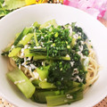 ゆるмαмα's cooksnap of when they made 小松菜としらすの和風スパゲッティ.