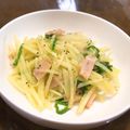 レスター's cooksnap of when they made じゃがいもとピーマンのガーリック炒め.
