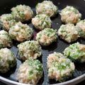 ｸﾏﾘｴ's cooksnap of when they made 【時短メイン】ふんわり大葉鶏つくね.