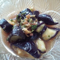 ねこはがき's cooksnap of when they made 簡単◆レンジ蒸し茄子の香味ピリ辛和え◆.