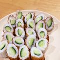 ママメイン！時々子供's cooksnap of when they made ちくわのきゅうり詰め☆裂けない裏ワザ….
