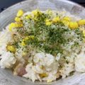 リラシャン's cooksnap of when they made ベーコンで簡単ピラフ.