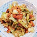 ☆ち−ゆこ☆'s cooksnap of when they made キャベツと鶏むね肉のごまドレ炒め.