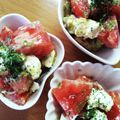 ひっこ's cooksnap of when they made ＊市販パスタソースでカプレーゼ風トマト＊.