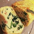 りぼんchan's cooksnap of when they made 母の味…明太子とニラの卵焼き♡.