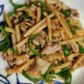 mi_co22's cooksnap of when they made 筍と豚肉とピーマンの炒め物.