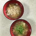 Ruriluru's cooksnap of when they made お味噌汁に☆あげ玉トッピング.