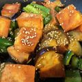 milsalud's cooksnap of when they made なすと高野豆腐のコチュジャン照り焼き.