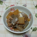 レオミウ's cooksnap of when they made 簡単♪和食＊鰹と大根 きのこと蒟蒻の煮物.