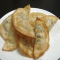 まくのうち's cooksnap of when they made 小豆とチーズのおつまみ餃子☆.