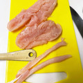 酉出汁子's cooksnap of when they made 簡単！ささみの筋の取り方.
