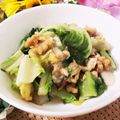 ゆるмαмα's cooksnap of when they made ロメインレタスと豚肉、ナッツの卵炒め.
